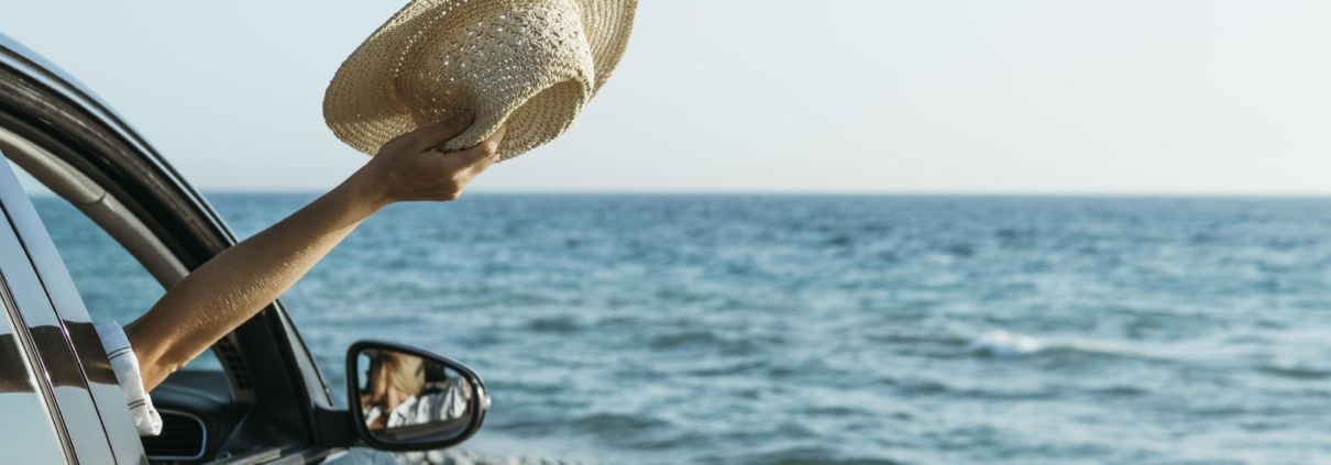 Luxury car driving in Marbella with comprehensive insurance coverage